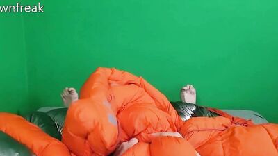 Humping Rab Down Bag Until Cum