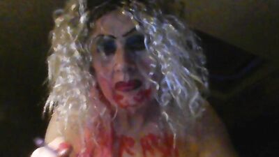 Sissy cumdump Sarah,shows how she likes to be fucked, masturbates, smokes, uses her mouth as her ashtray