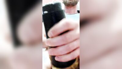 Enjoying fleshlight
