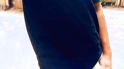 Pull out hard black dick homemade outdoor public solo fun and sloppy juicy cum flowing