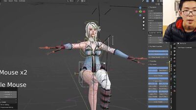 How to Animate a Handjob in Blender Spline IK