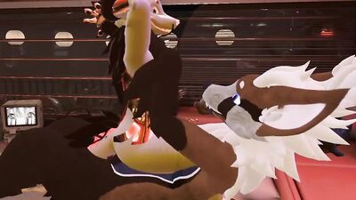 Kirin getting railed in a cybercity room