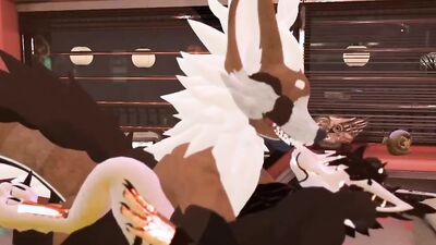 Kirin getting railed in a cybercity room