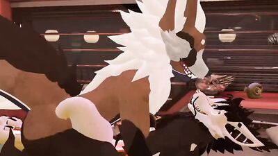 Kirin getting railed in a cybercity room