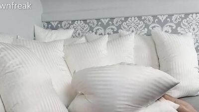 I'm in Heaven Humping a Bed Full of Fluffy New Pillows