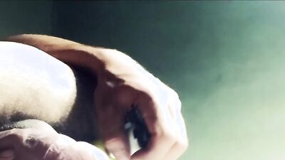 Young Mexican Latino starts out very horny jerking off but when he least expects it he already has a dildo in his tight ass
