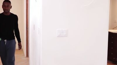 NOIR MALE - DeAngelo Jackson Makes His Stepbrother Miller Axton Sniff, Suck And Eat His Cock