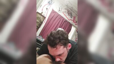 Massive dick deepthroat