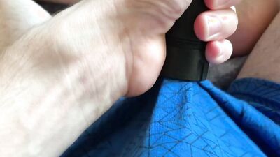 young twink femboy vacuums his dick in his furry friend's underpants that he left with me (he doesn't know about it)