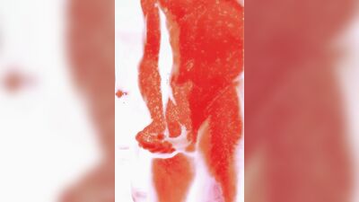 Lava-hot alien jock caught jerking off