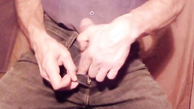 Xxxprecumdrip copyright pants stripped cumshot 8 inch uncut cock precum dripping solo male Masterbation cum orgasm