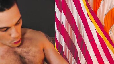 ActiveDuty - Hairy Soldier Flip Fucks Tatted Twink