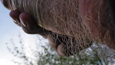 Dominant guy makes imaginary friend suck and cum a lot in condom