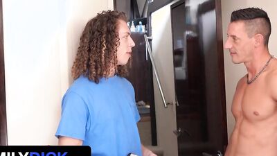 "I know my stepdad wants to fuck me.. and I want him to bang me too..."