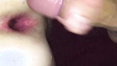 Dirty fuck-hole! Fuck without a condom on the balls!