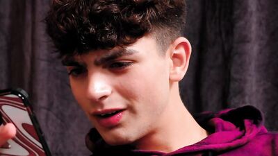 Twink Discovers That Hot Stebro Is A Pornstar, Fuck & Suck