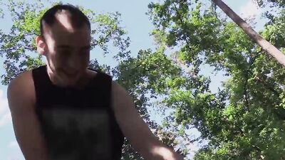 Meeting With A Cute Stranger Ends Up With A Proper Outdoor Fuck Out In The Forest - BIGSTR
