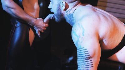 FistingInferno - Beefy Stud Dominated By Leather Clad Hunk
