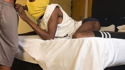 Skinny African boy first video