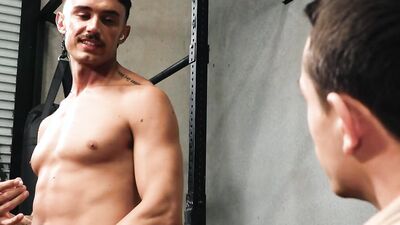 NextDoorBuddies - New Muscle In Town Drills Jock At Gym