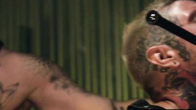 FistingInferno - Tatted Ryan Sebastian Restrained & Fucked