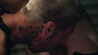 FistingInferno - Tatted Ryan Sebastian Restrained & Fucked