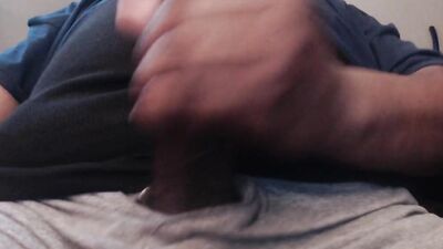 PapaBear420XL's First Cock Stroking Video