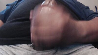 PapaBear420XL's First Cock Stroking Video