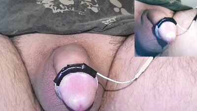 30 minutes of pure pleasure e-stim with a lot of wetness and a massive cumshot