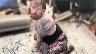Private session with daddy 2 lace pantyhose