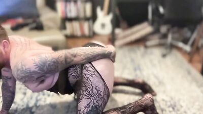 Private session with daddy 2 lace pantyhose