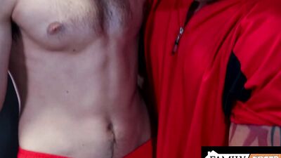 Hot Inked Stepdad Hunk Barebacks Jock Stepson