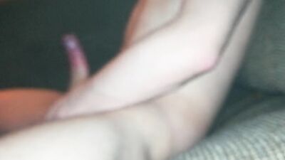 Young twink jerking off and cumming hard