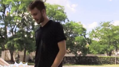 TWINKPOP - Guy Was Curious On Lucas' Allegedly Big Dick So Off They Went Into The Forest