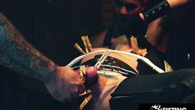 FistingInferno - Sub Bitch Derek Cage Deliciously Dominated By Hunks & Creampied
