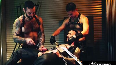 FistingInferno - Sub Bitch Derek Cage Deliciously Dominated By Hunks & Creampied