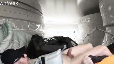Humping Giant Sleepingbag and Super Puff Down Jacket
