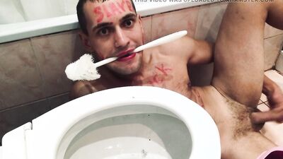 Toilet Licking Toilet Slave Boy