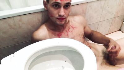 Toilet Licking Toilet Slave Boy