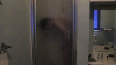 There's a spider in the shower watching me