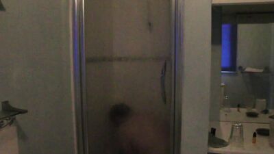 There's a spider in the shower watching me
