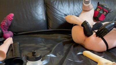 Solo play with toy and self FFist