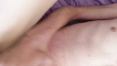 Young Faggot double up in cum from greedy daddy's big dick!