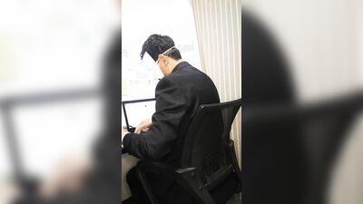 My boss almost found me masturbating in the office