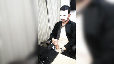 My boss almost found me masturbating in the office