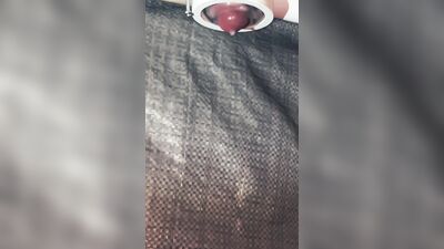 Huge Orgasm on the Milking Table! Man's MOANS! I'm out of sperm!
