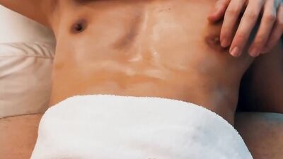 Niples playing and cumm my very hard cock