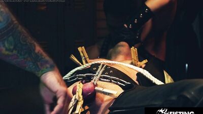 Sub Bitch Derek Cage Deliciously Dom'd By Hunks & Creampied