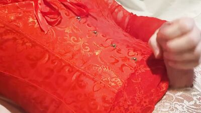 Crossresser CorsetLoverCD's Cumpilation - 17 minutes and 20+ Cumshots