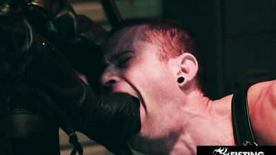 FistingInferno - Dom Colton Reece Raw Dogs Restrained Sub